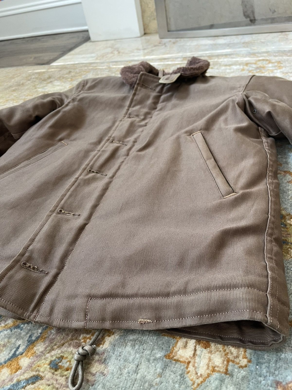 Freewheelers Freewheelers N-1 Deck Jacket (Red Khaki Beige) Size US M / EU 48-50 / 2 - 5 Thumbnail