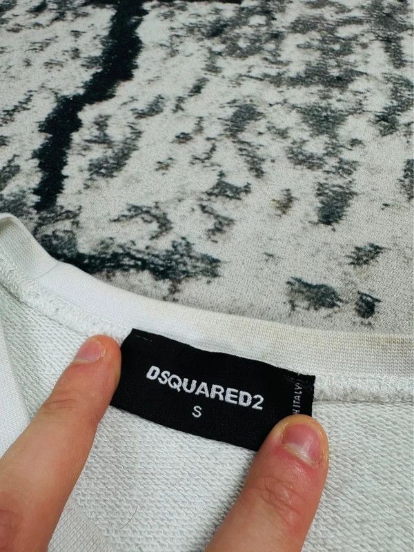 Dsquared2 Vintage Dsquared2 crewneck sweatshirt white yellow S Size US S / EU 44-46 / 1 - 4 Thumbnail