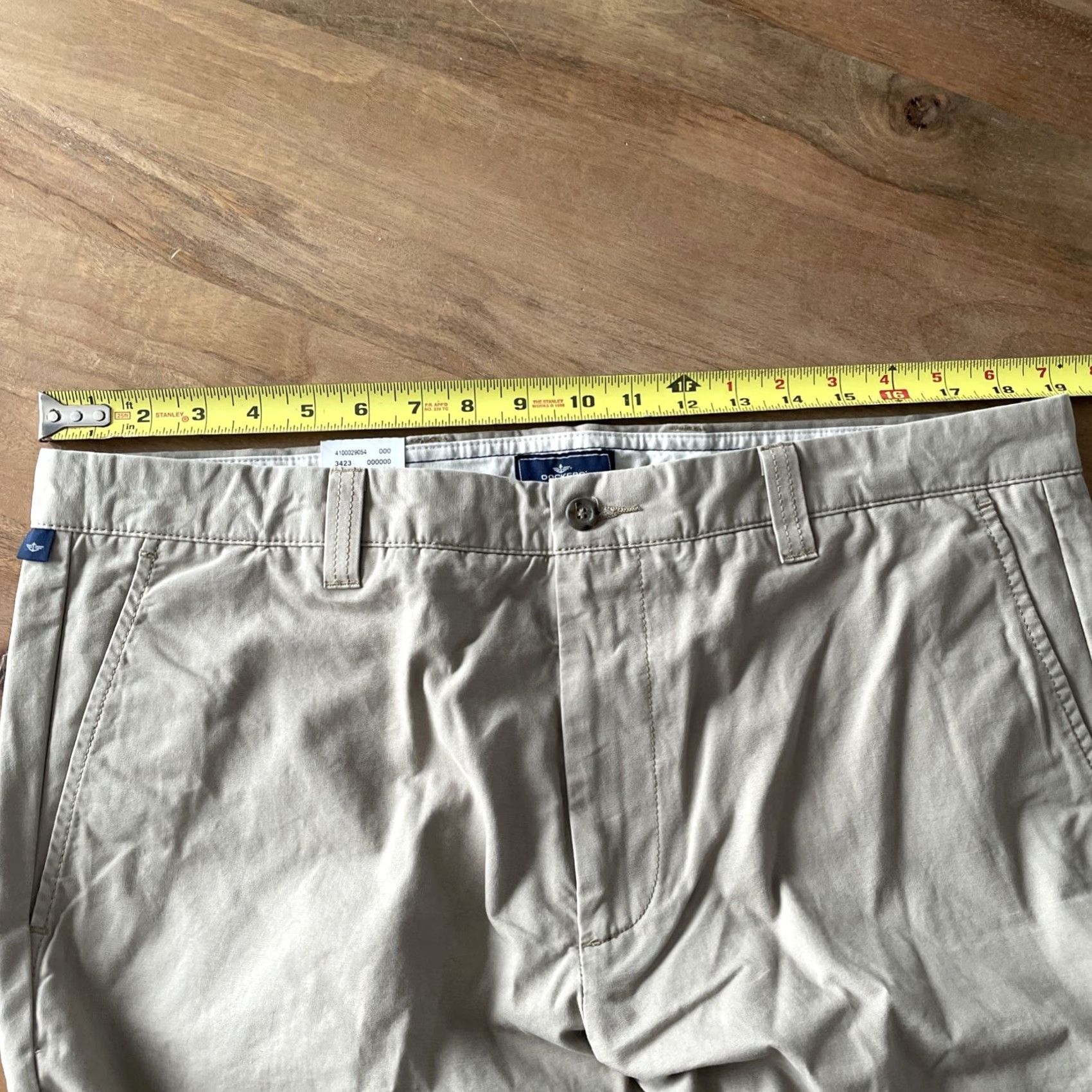 Dockers Dockers Pants Mens 38x30 Washed Canvas Khaki Flat Front Classic Size US 38 / EU 54 - 6 Thumbnail