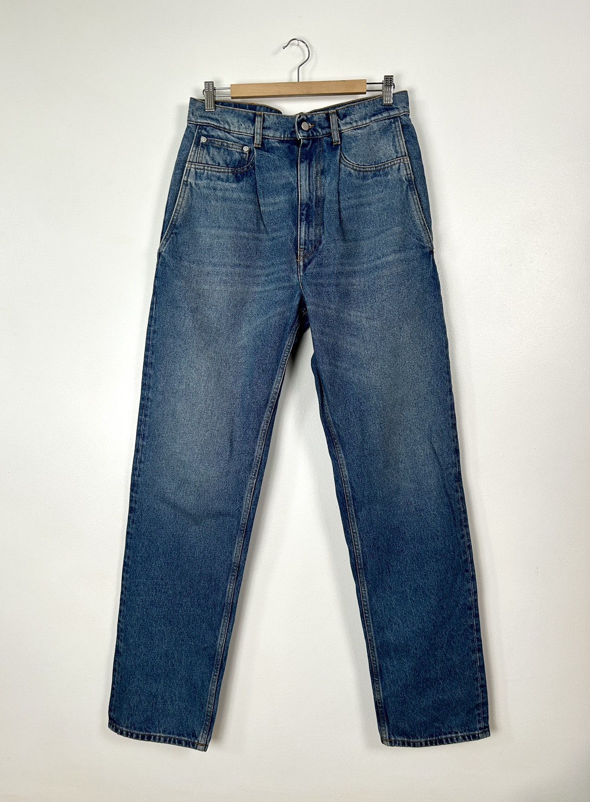 Hed Mayner HED MAYNER SS24 STRAIGHT LEG BLUE JEANS Size US 30 / EU 46 - 1 Thumbnail