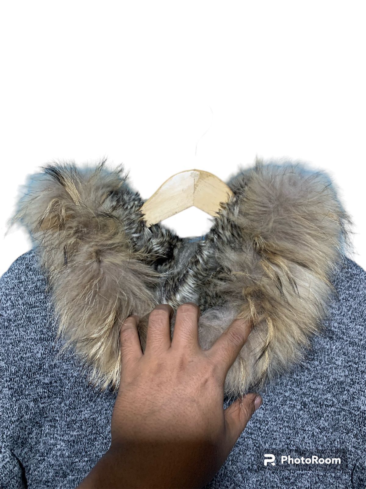 Japanese Brand Vintage polham diamond fur hoodie Size US L / EU 52-54 / 3 - 6 Thumbnail