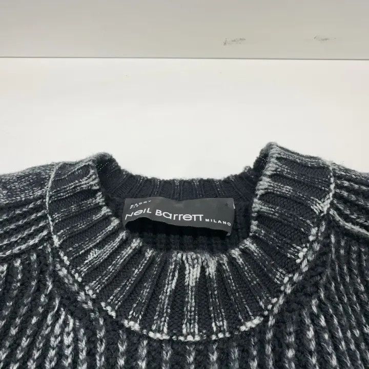 Neil Barrett Neil Barrett Vintage Wash Black Sweater -2507 Size US L / EU 52-54 / 3 - 6 Thumbnail