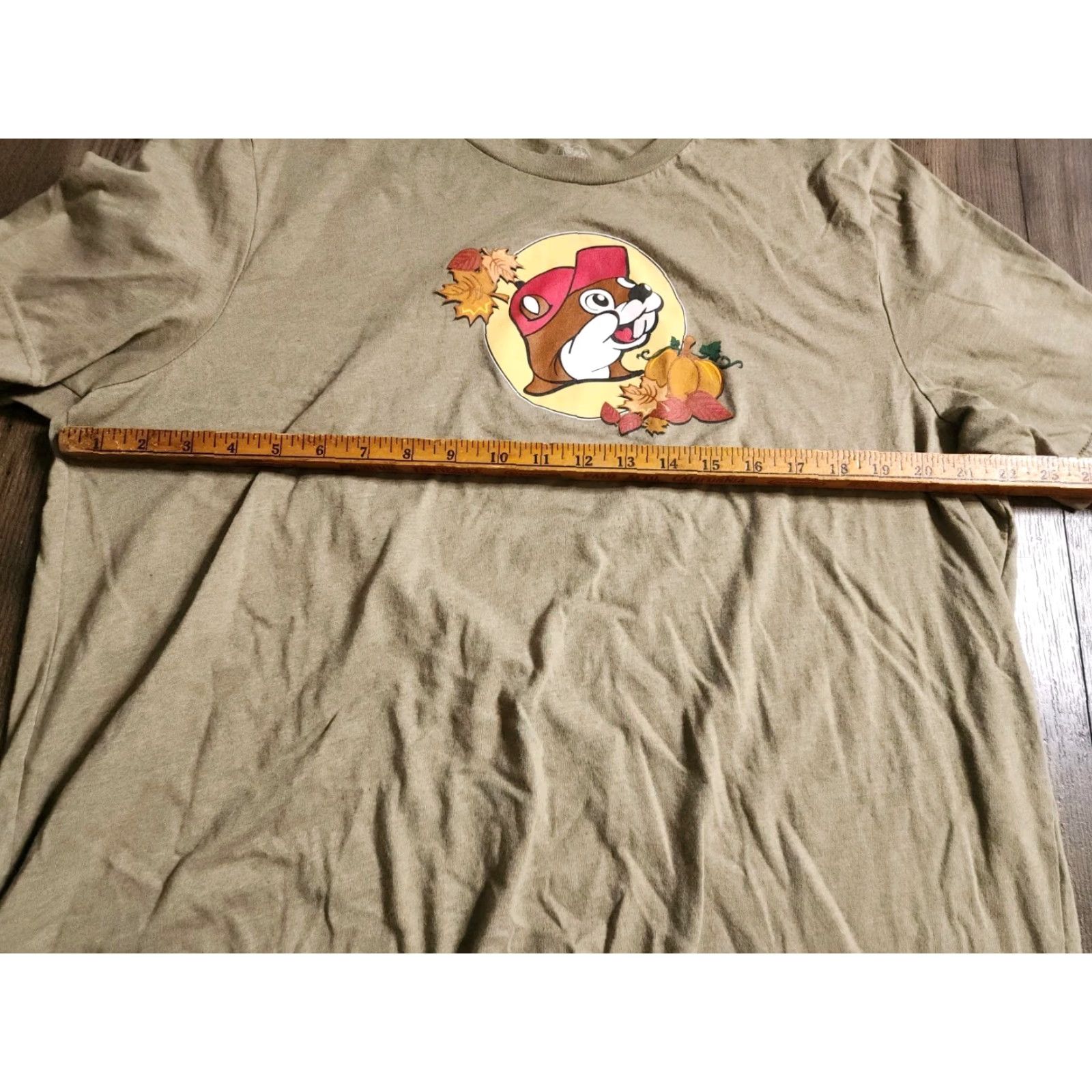 Vintage Buc-ee's Better When We Gather Together Fall Thanksgiving T Shirt Adult 2XL Green Short Sleeve Crew Neck Unisex 2XL Cotton Blend Vintage No Size US XXL / EU 58 / 5 - 2 Thumbnail