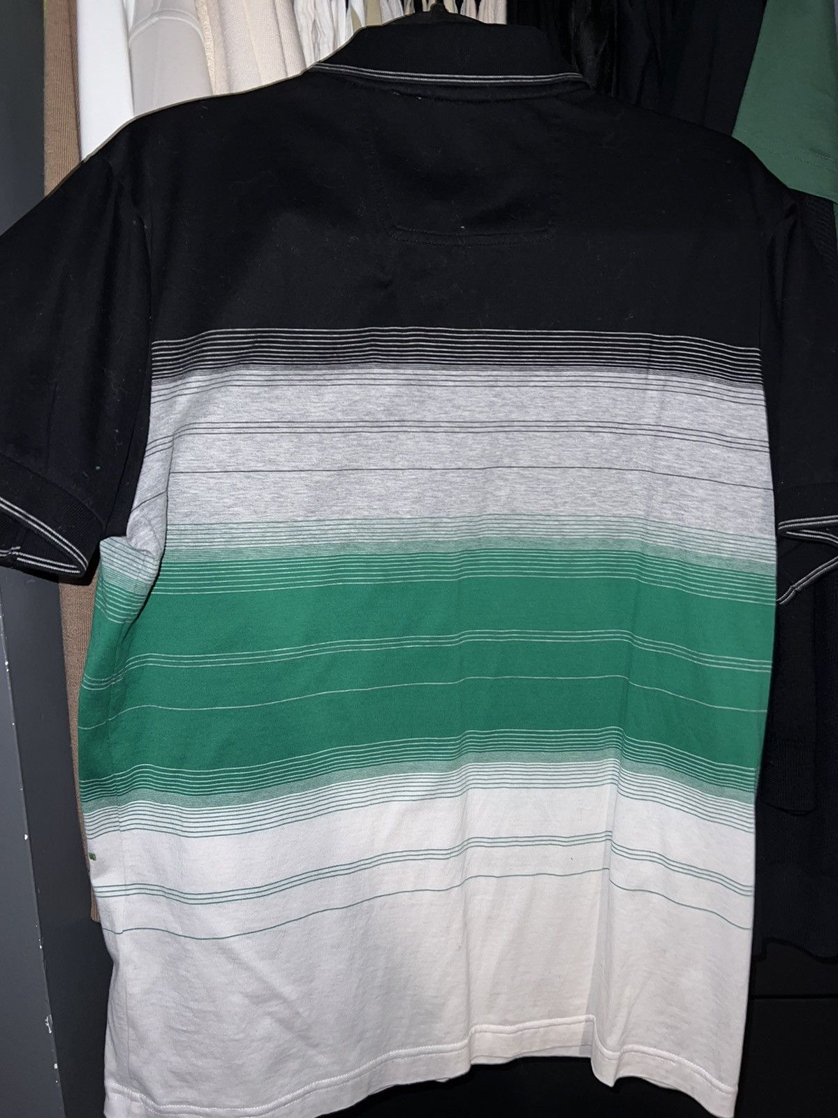 Hugo Boss Hugo Boss black, gray and green polo shirt Size US M / EU 48-50 / 2 - 3 Thumbnail