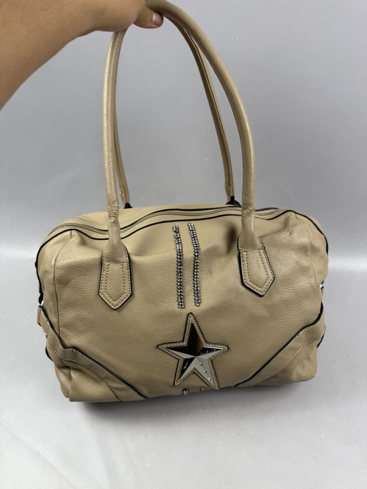 Mugler Mugler handbag vintage y2k beige leather model Size ONE SIZE - 2 Thumbnail
