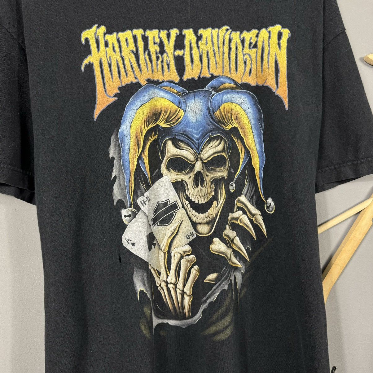 Vintage Vintage Harley Davidson Military Sales Overseas Tour T-shirt Size US L / EU 52-54 / 3 - 7 Thumbnail