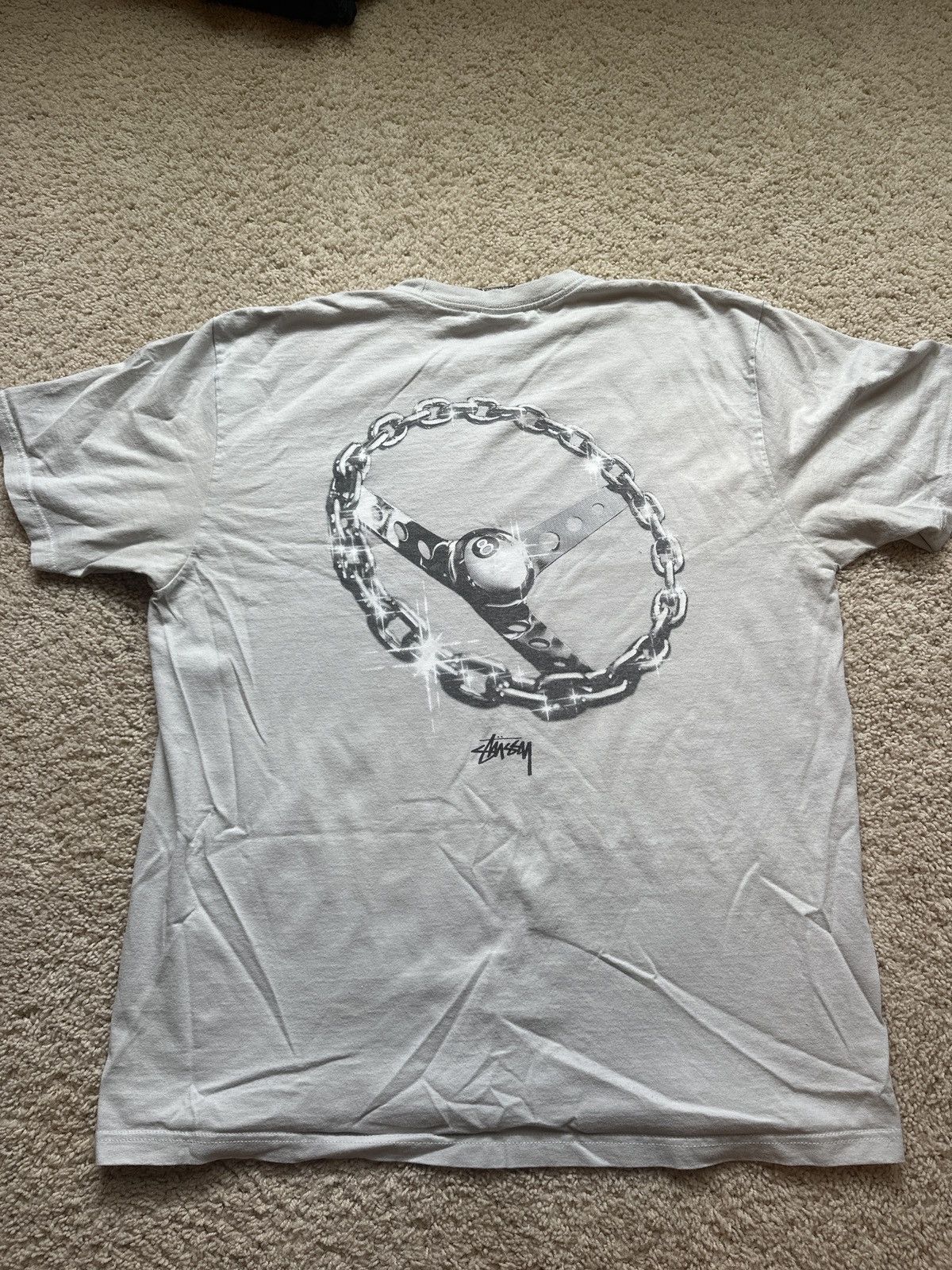 Stussy Stussy chain link t shirt Size US L / EU 52-54 / 3 - 1 Thumbnail