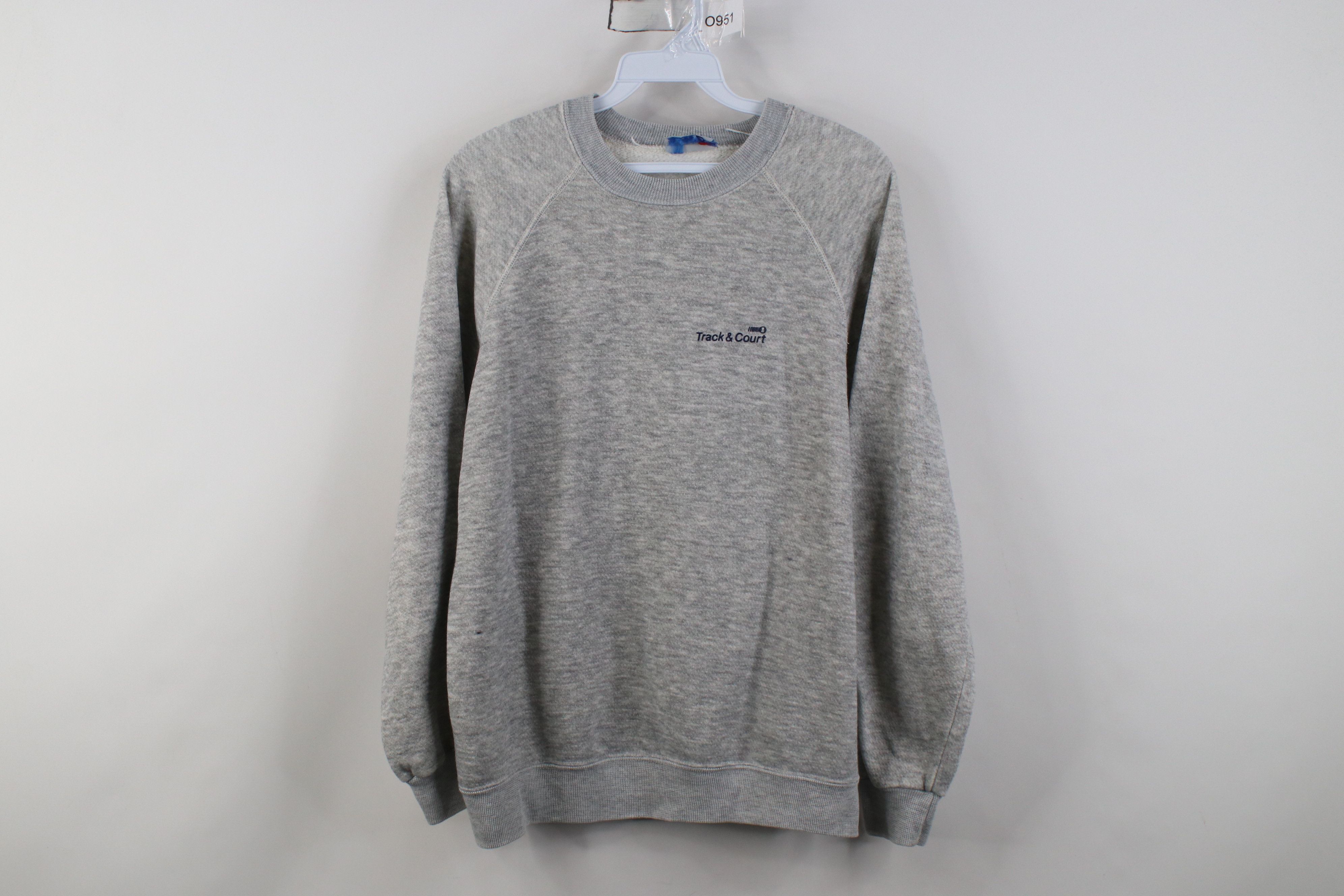 Vintage Vintage 70s 80s Tennis Crewneck Sweatshirt Heather Gray Size M / US 6-8 / IT 42-44 - 1 Thumbnail