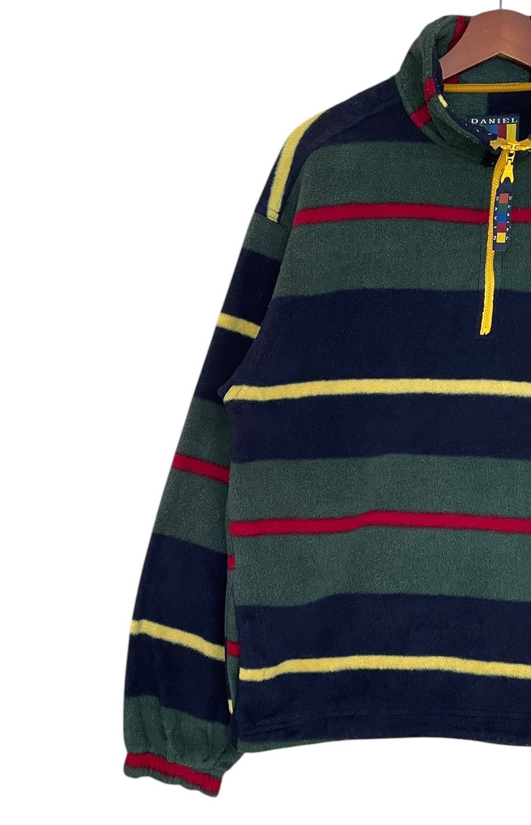 Japanese Brand × Vintage Vintage Brand Daniel David Half Zipper Sweatshirt 1990s Size US L / EU 52-54 / 3 - 3 Thumbnail