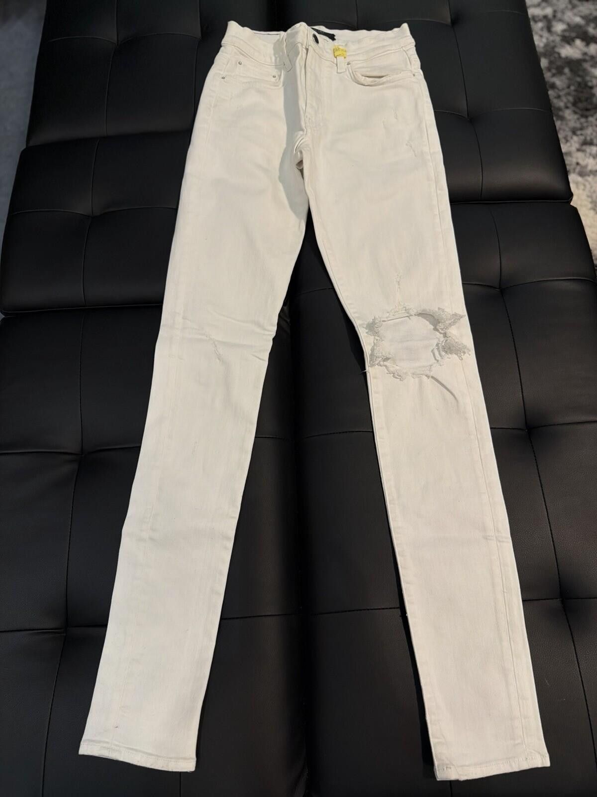 Amiri Size 30 - Amiri White Pants Jeans 100% Authentic Size US 30 / EU 46 - 1 Thumbnail