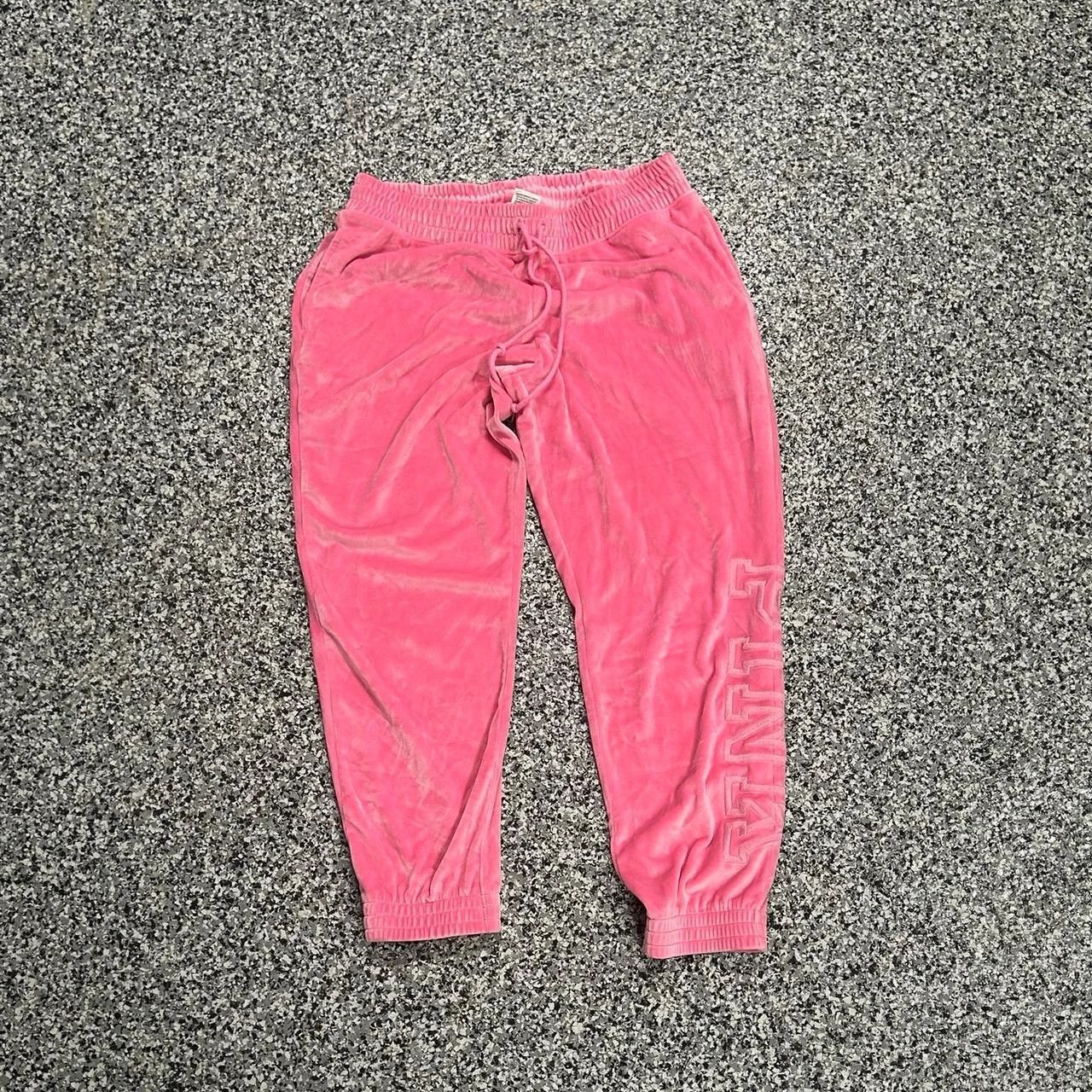 Pink Pink Victoria's Secret velour sweatpants juicy style pants Size 30" / US 8 / IT 44 - 2 Thumbnail