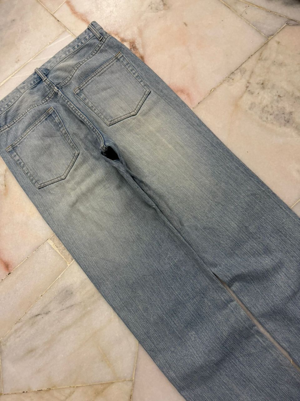 Japanese Brand VINTAGE 2000s JAPANESE MUDWASH STRAIGHT BLUE JEANS Size US 30 / EU 46 - 12 Thumbnail