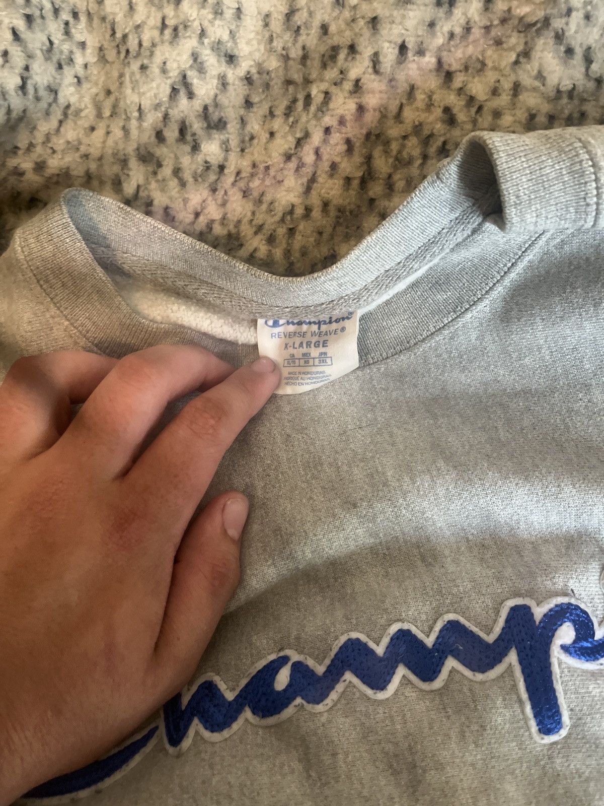 Champion × Vintage Vintage champion sweatshirt Size US XL / EU 56 / 4 - 1 Thumbnail