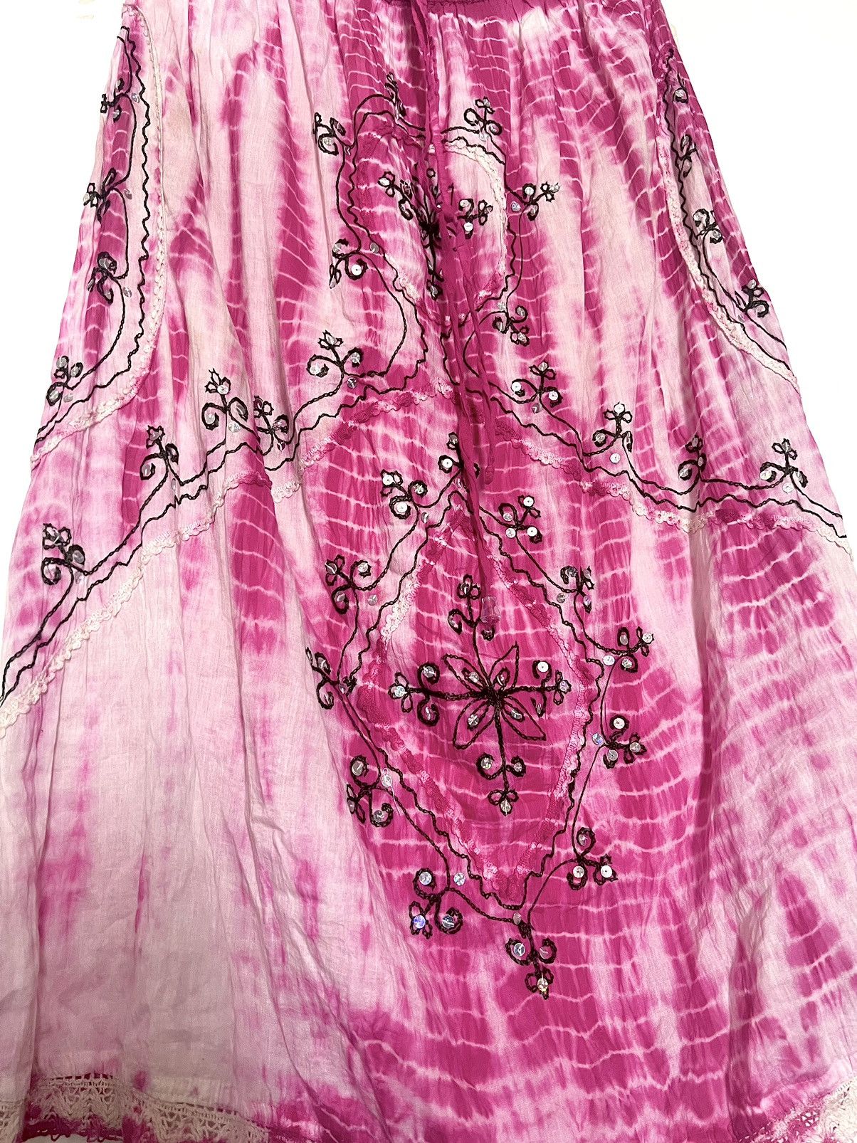 Roberto Cavalli India pink Tie dye midi skirt 💖🎀 Size 27" / US 4 / IT 40 - 3 Thumbnail
