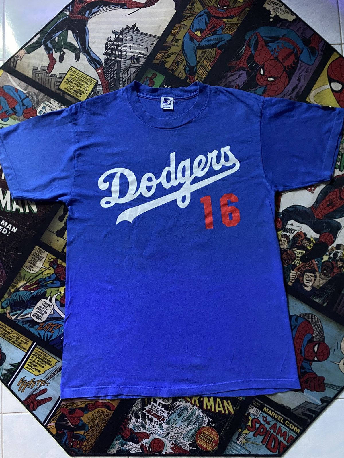 Starter vintage 1995 Starter Hideo Nomo Los Angeles Dodgers baseball Size US M / EU 48-50 / 2 - 1 Thumbnail