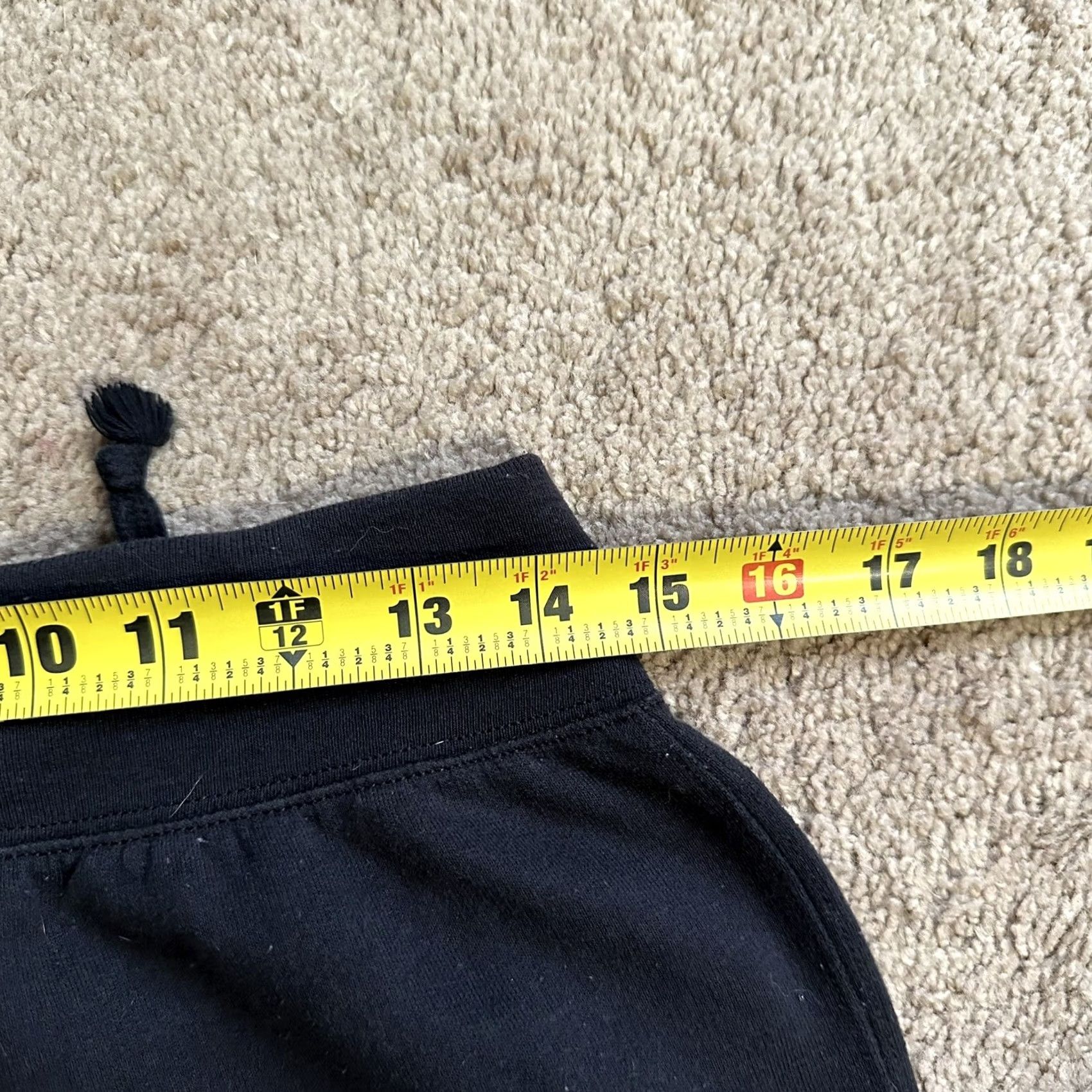Champion Champion Sweatpants Womens Medium Black Fleece Joggers Pockets Spellout Drawstring Size 29" - 7 Thumbnail
