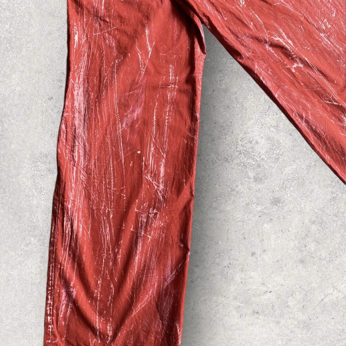 Dries Van Noten Dries Van Noten Red Degraded Pants Size US 30 / EU 46 - 13 Thumbnail