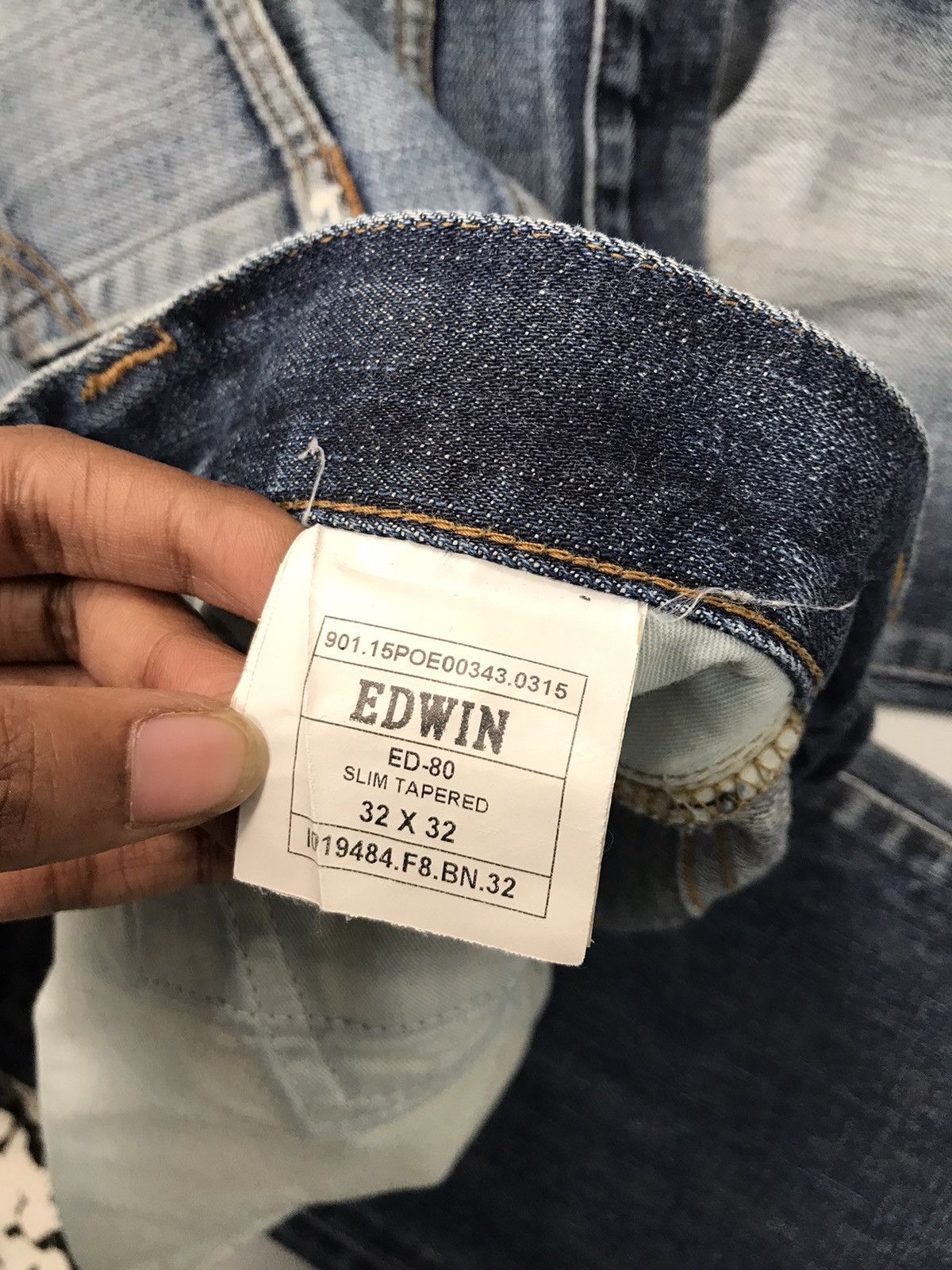 Edwin Vintage Edwin salvage denim Size US 34 / EU 50 - 12 Thumbnail