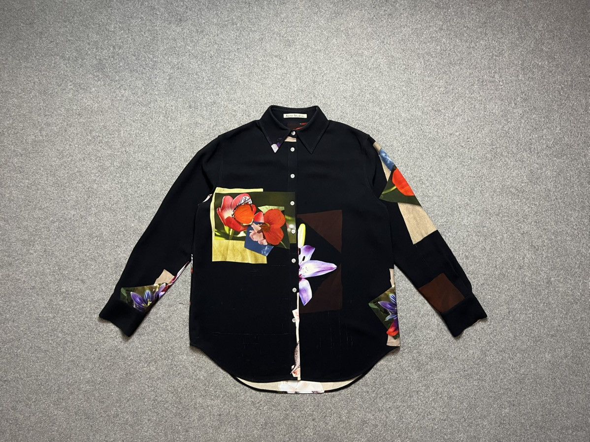 Acne Studios Acne Studios Floral button shirt Size L / US 10 / IT 46 - 1 Thumbnail