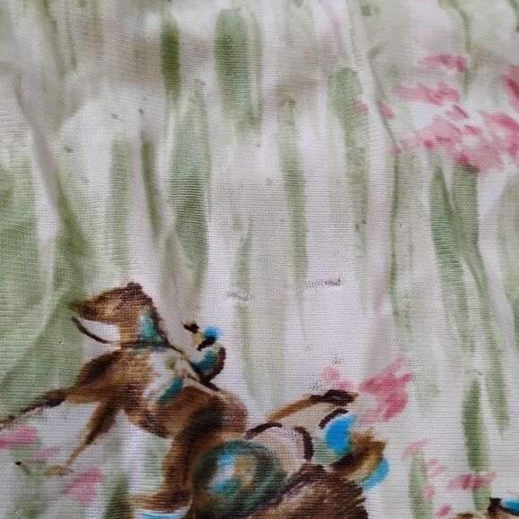 Other Vintage Beeline Horse Polo Riders Polyester Disco Shirt Size L / US 10 / IT 46 - 7 Thumbnail