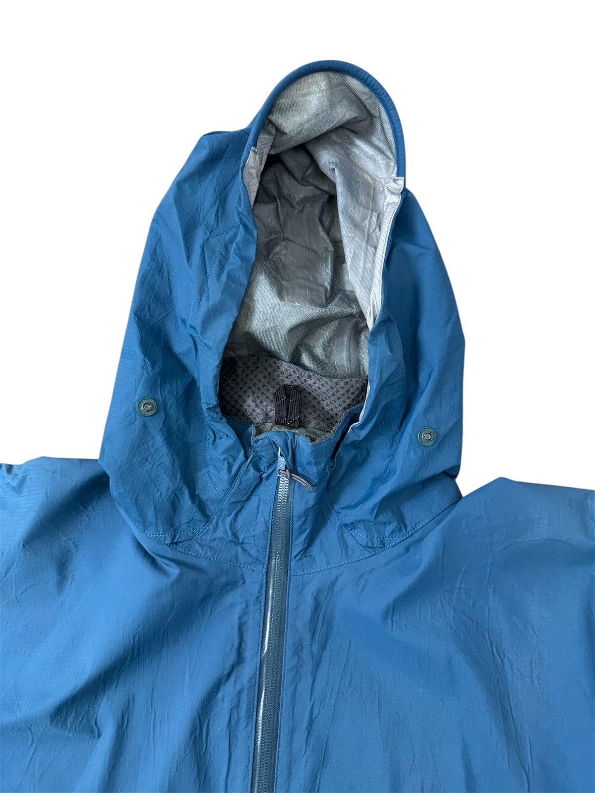 Montbell Montbell Rain Trekker jacket in cyan blue with gray accents Size US L / EU 52-54 / 3 - 3 Thumbnail