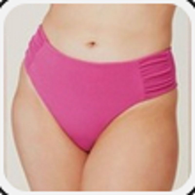 Other Andie Orchid Pink Ruched Side Bikini Bottom Size Medium NWT Size ONE SIZE - 1 Thumbnail