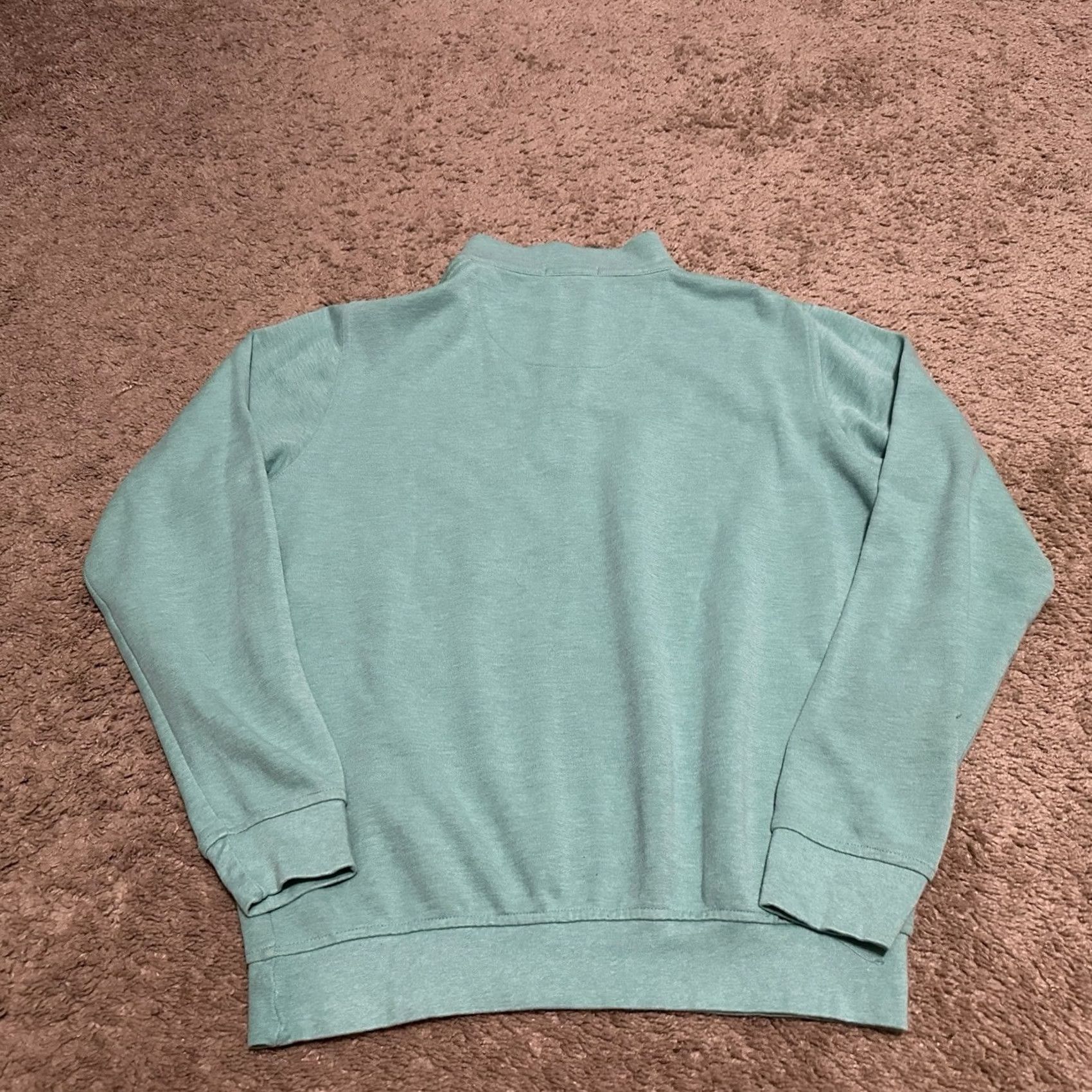 Peter Millar Peter Millar Crown Comfort Interlock 1/4 Zip Men’s Small Golf Performance Sweater Green Long Sleeve Mock Neck Size US S / EU 44-46 / 1 - 4 Thumbnail