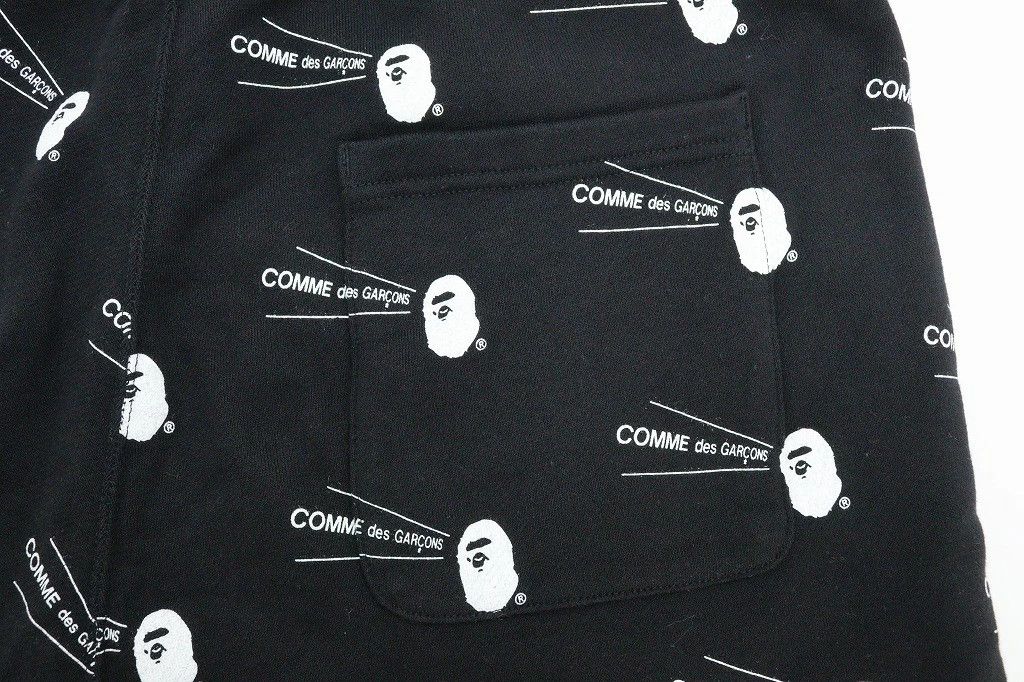 Other Shorts Cotton Allover Patter Rubber Waist Black Size US 34 / EU 50 - 6 Thumbnail