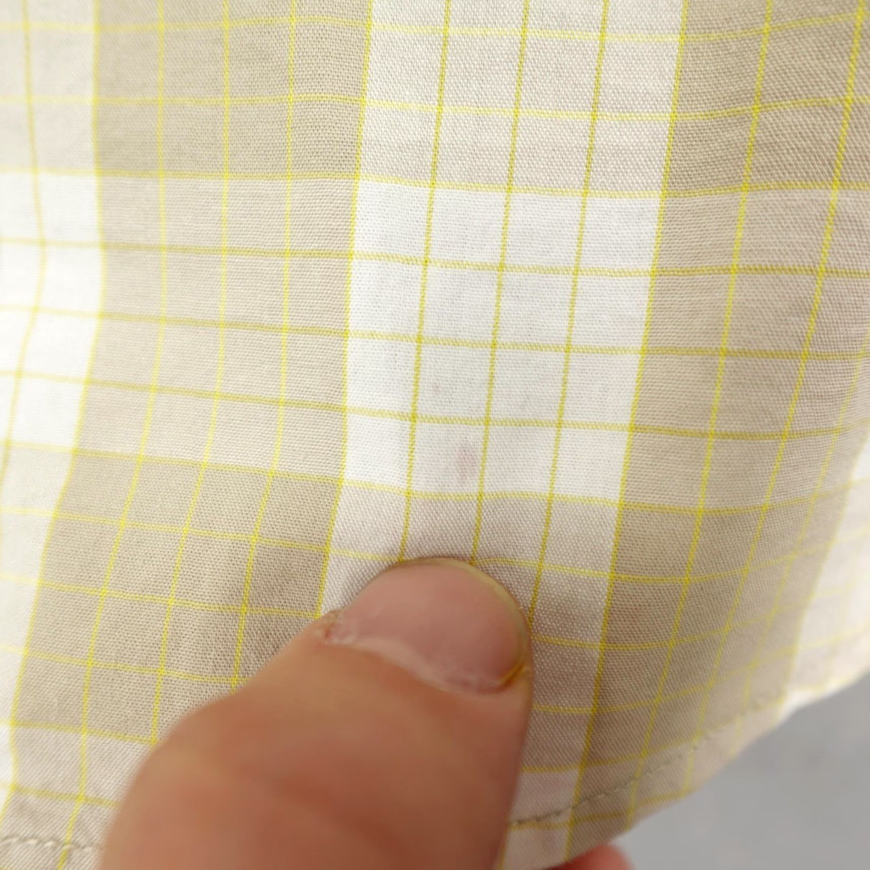Outerknown Outerknown Shirt Mens Large Beige Plaid Button Down Short Sleeve Organic Cotton Size US L / EU 52-54 / 3 - 5 Thumbnail