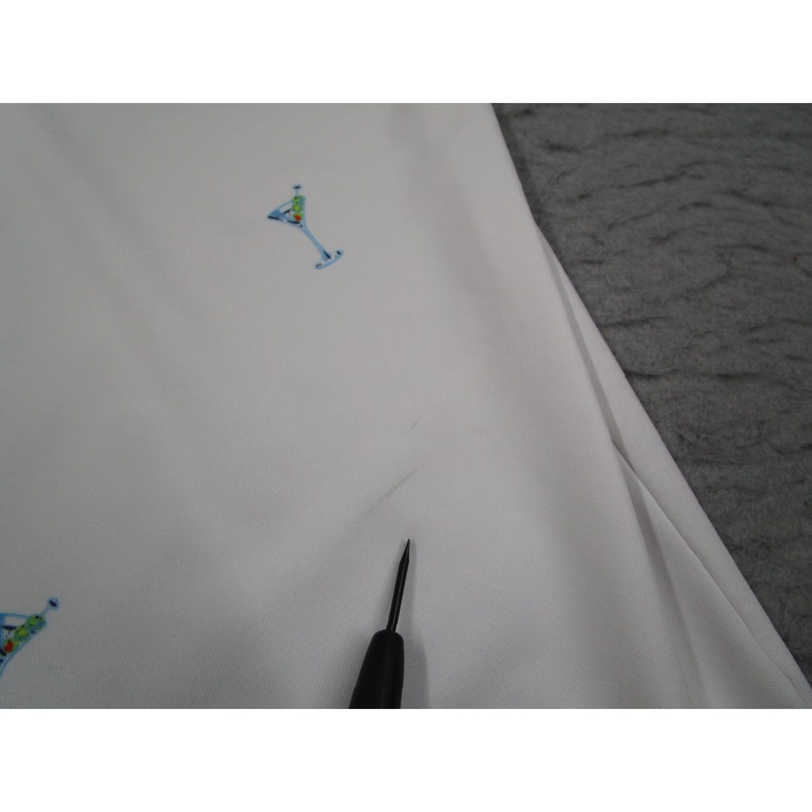 Vintage Straight Down Shirt Mens Medium White Wailea Blue Maui Golf Polo Martini Print Size US M / EU 48-50 / 2 - 6 Thumbnail