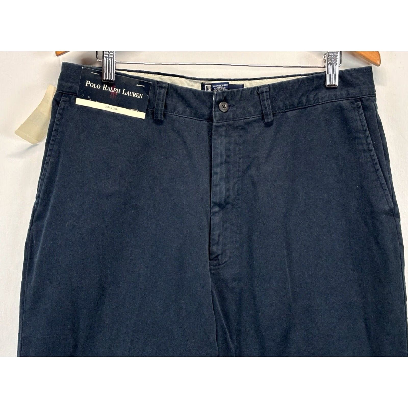 Polo Ralph Lauren VINTAGE Polo Ralph Lauren Chino Pants Mens Size 36 Navy 90s Deadstock Size US M / EU 48-50 / 2 - 2 Thumbnail