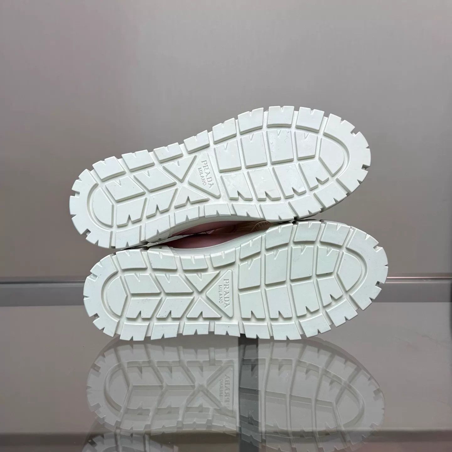 Prada Prada Triangle Pink Nylon Platform Cracker Wmns 36 Size US 5.5 / IT 35.5 - 7 Thumbnail