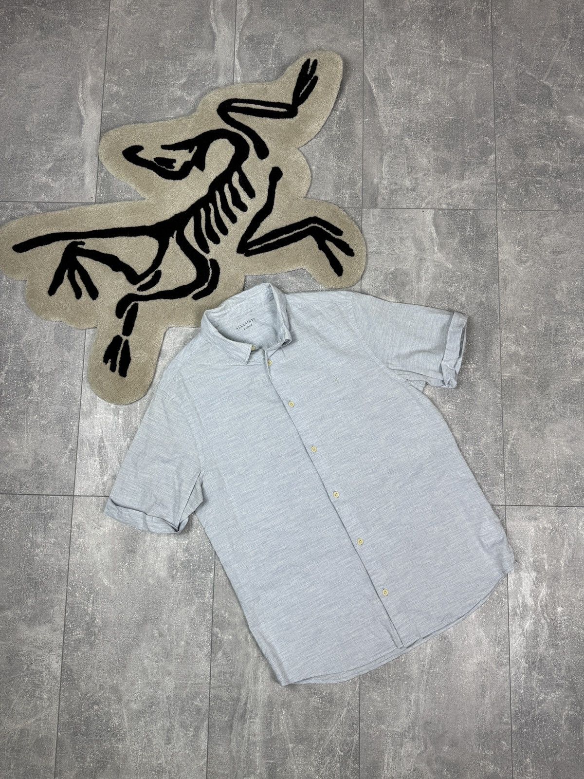 Allsaints × Japanese Brand × Vintage Mens Vintage AllSaints Avila SS shirts button up luxury Size US M / EU 48-50 / 2 - 1 Thumbnail