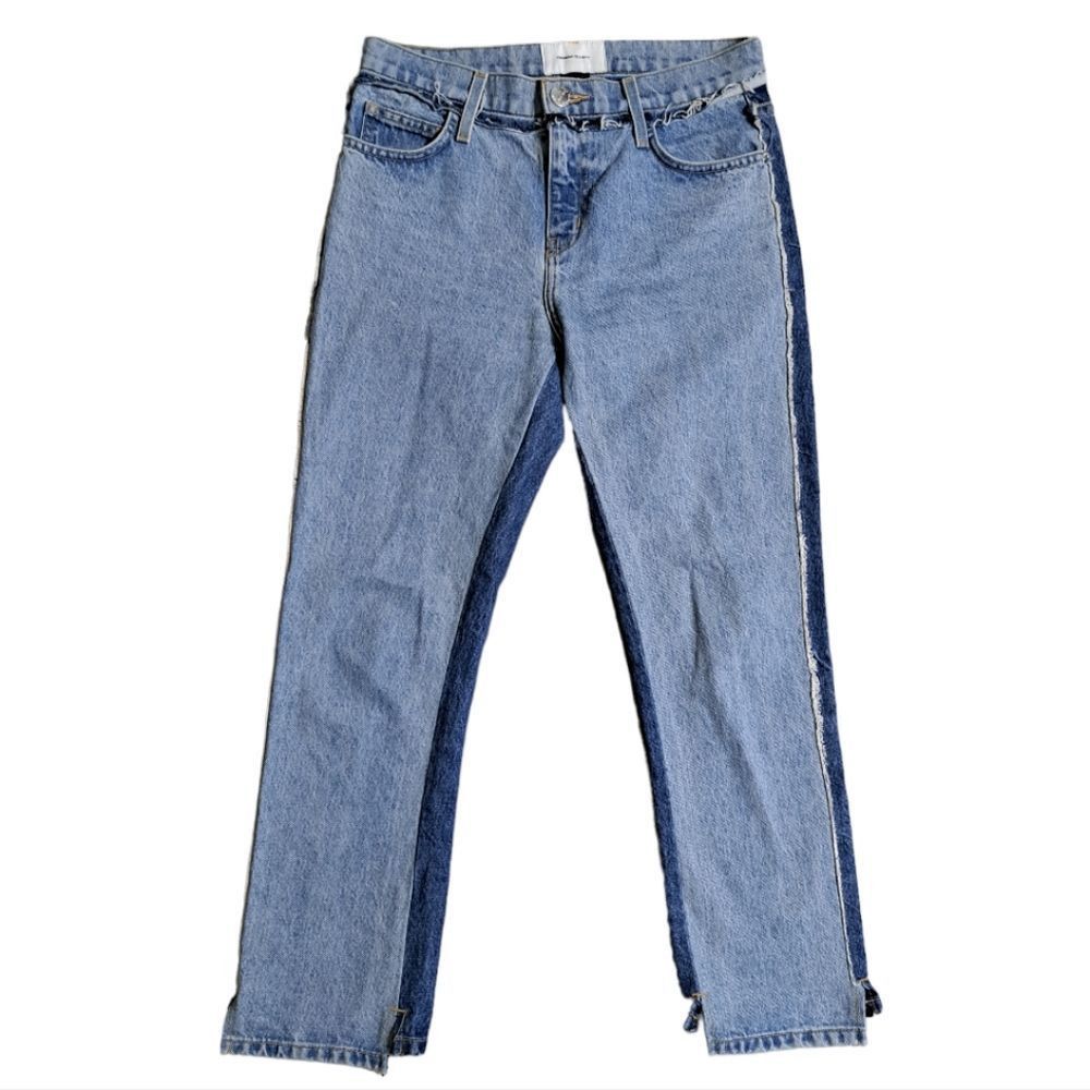 Current/Elliot Current Elliott The High Waist Somera Straight Jeans in Cava Size 25" / US 0 / IT 36 - 2 Thumbnail
