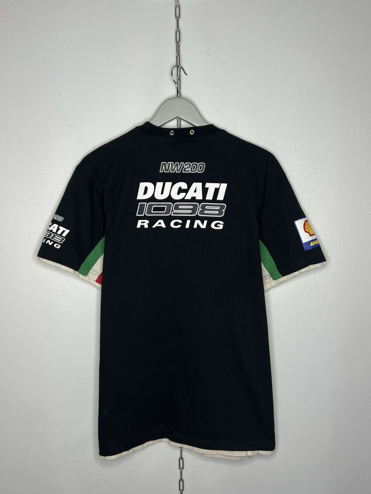 Ducati Vintage Ducati Racing NW200 Tee T-Shirt Motorcycle Size US XL / EU 56 / 4 - 9 Thumbnail