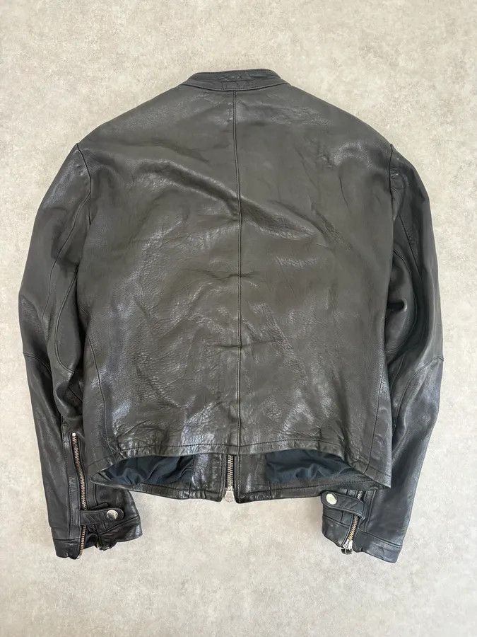 Emporio Armani SS2012 Emporio Armani Black Leather Biker Jacket Size US M / EU 48-50 / 2 - 6 Thumbnail