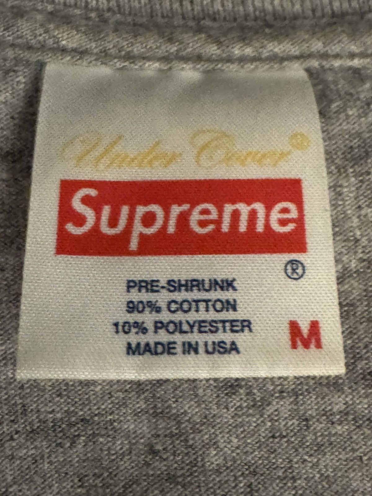 Supreme × Undercover Supreme x Undercover Witch Box Logo Medium Grey Green Size US M / EU 48-50 / 2 - 12 Thumbnail