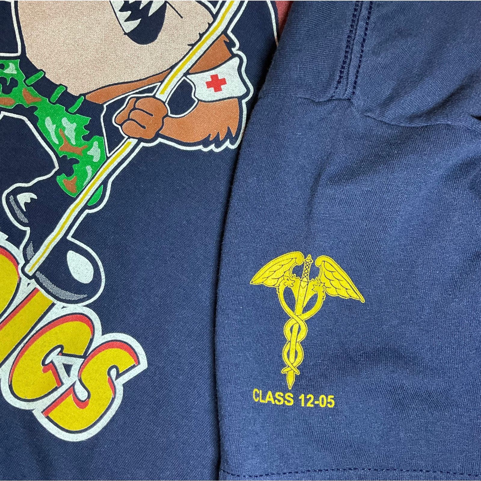 Jerzees 🌀 VINTAGE DELTA 232 “TAZ MEDICS” TEE - SIZE M Size US M / EU 48-50 / 2 - 4 Thumbnail
