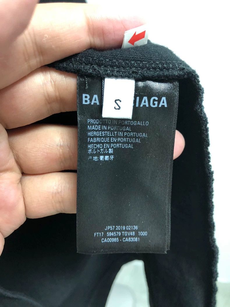 Balenciaga Balenciaga Crown Wheat Short Sleeve T-Shirt Black S Size US S / EU 44-46 / 1 - 4 Thumbnail