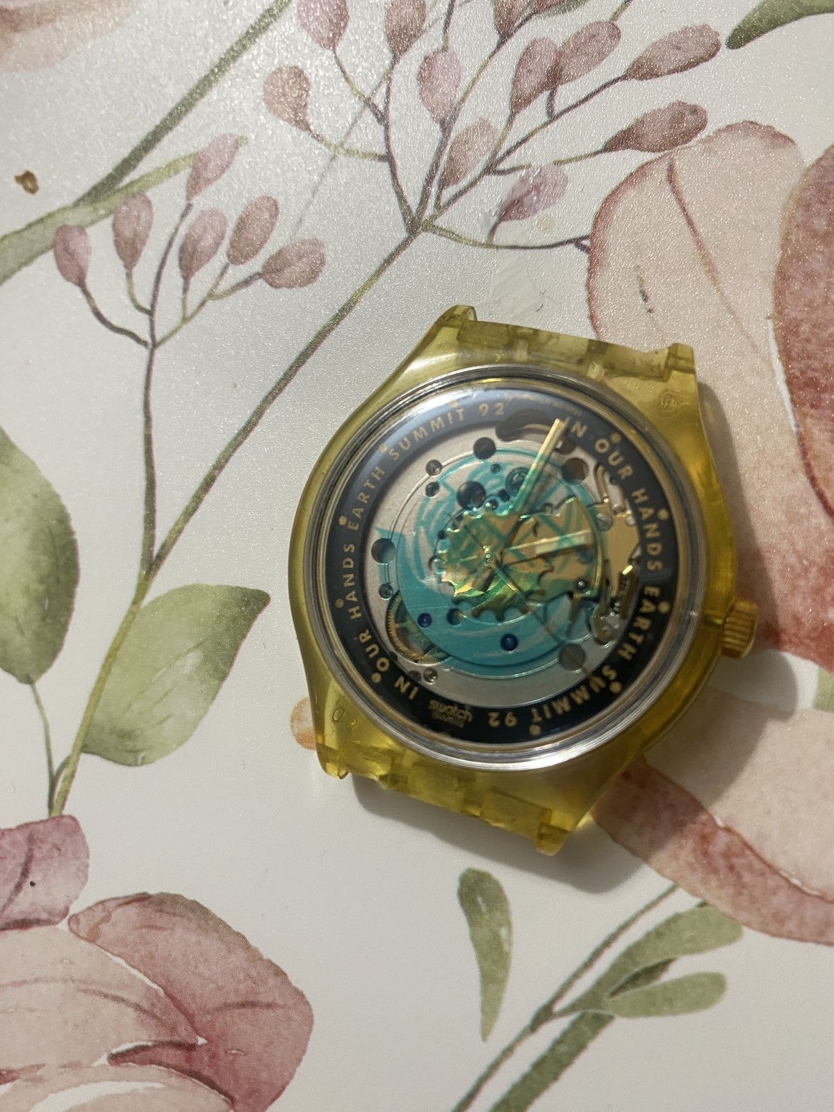Swatch Watches swatch automatic our hands earth summit 1992 Size ONE SIZE - 3 Thumbnail
