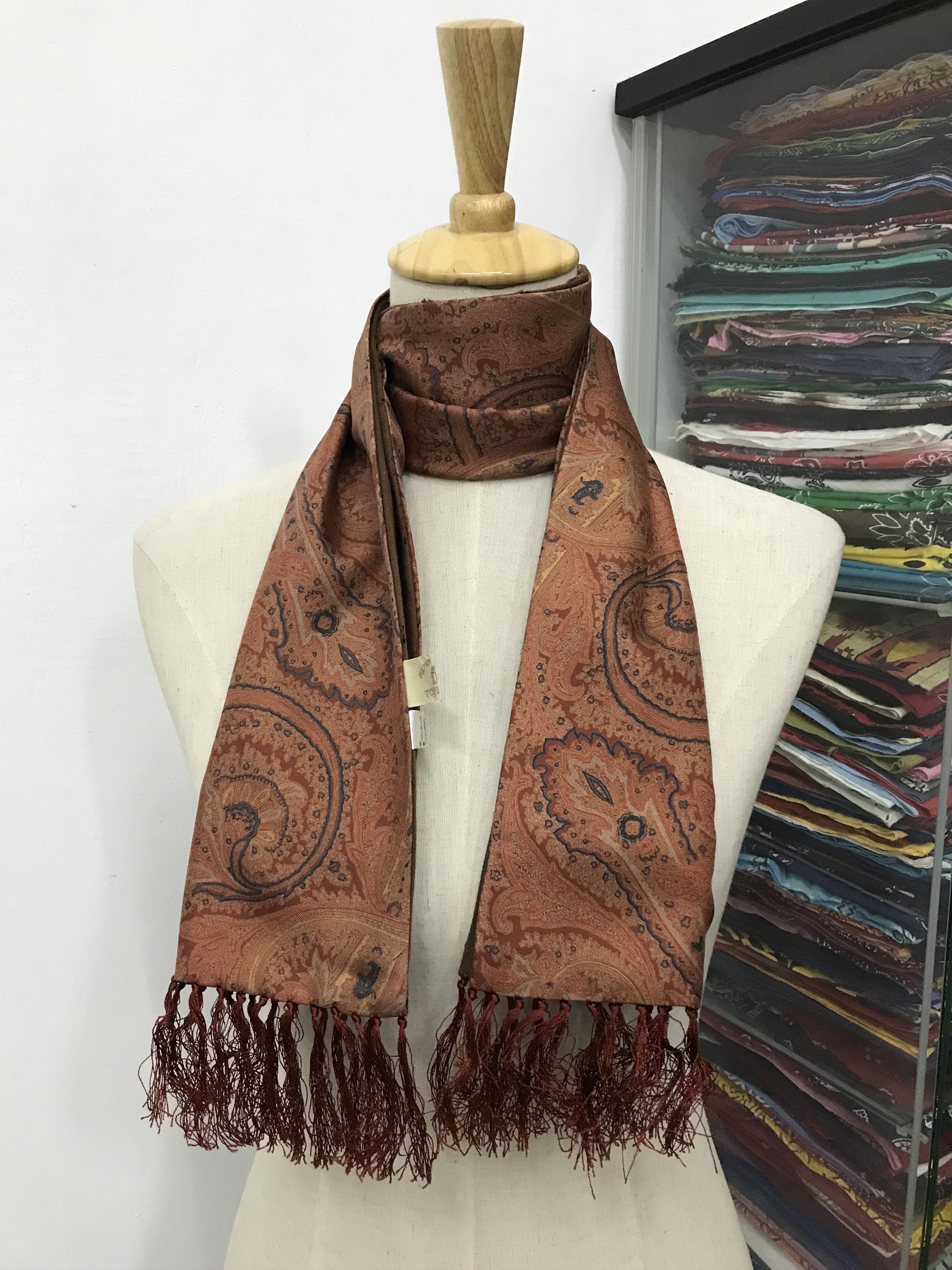 Vintage Vintage Silk Scarf Size ONE SIZE - 2 Thumbnail