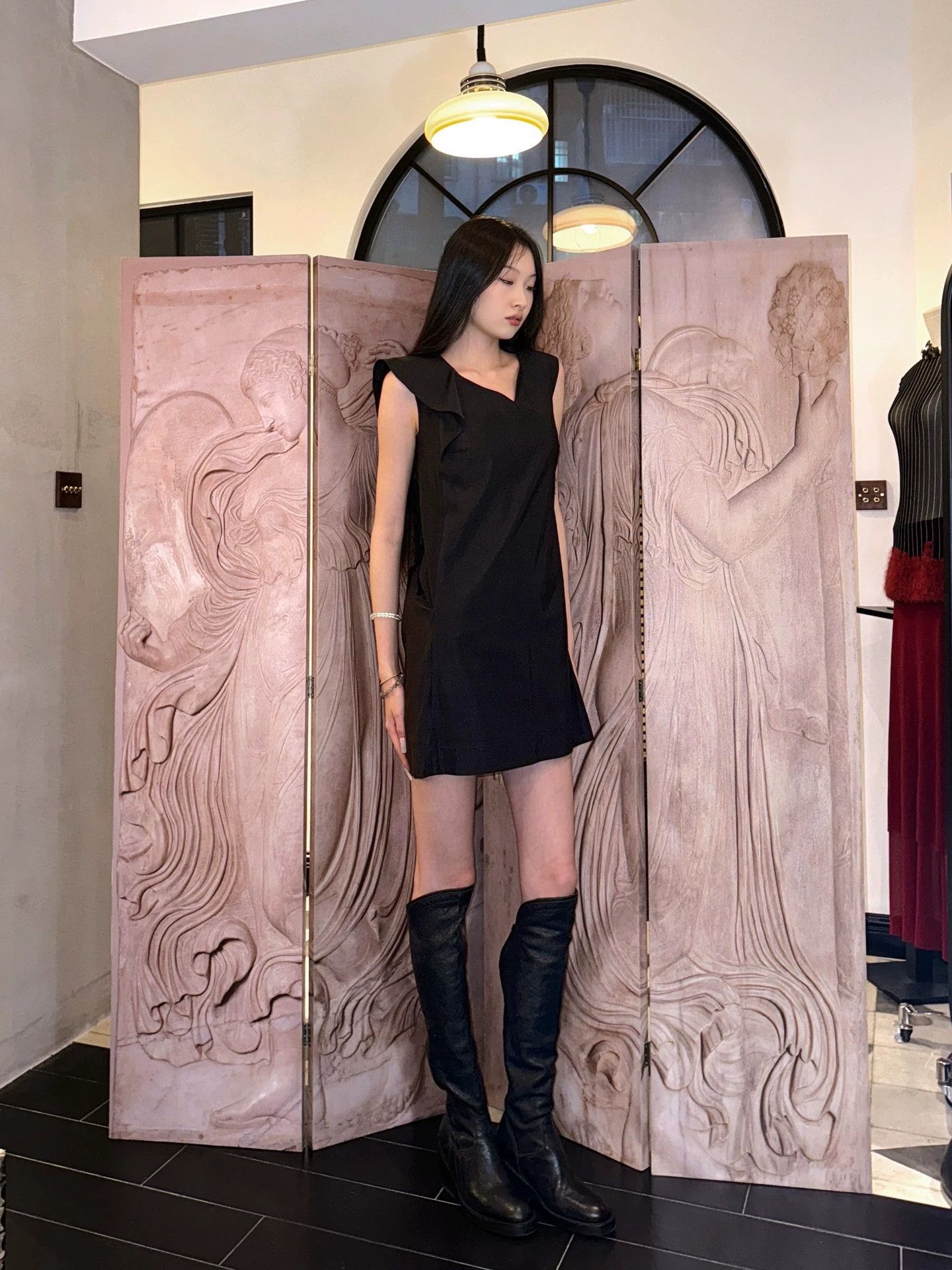 Essentiel Antwerp Antwerp Vintage Asymmetric Straight Dress 36 Size XS / US 0-2 / IT 36-38 - 4 Thumbnail