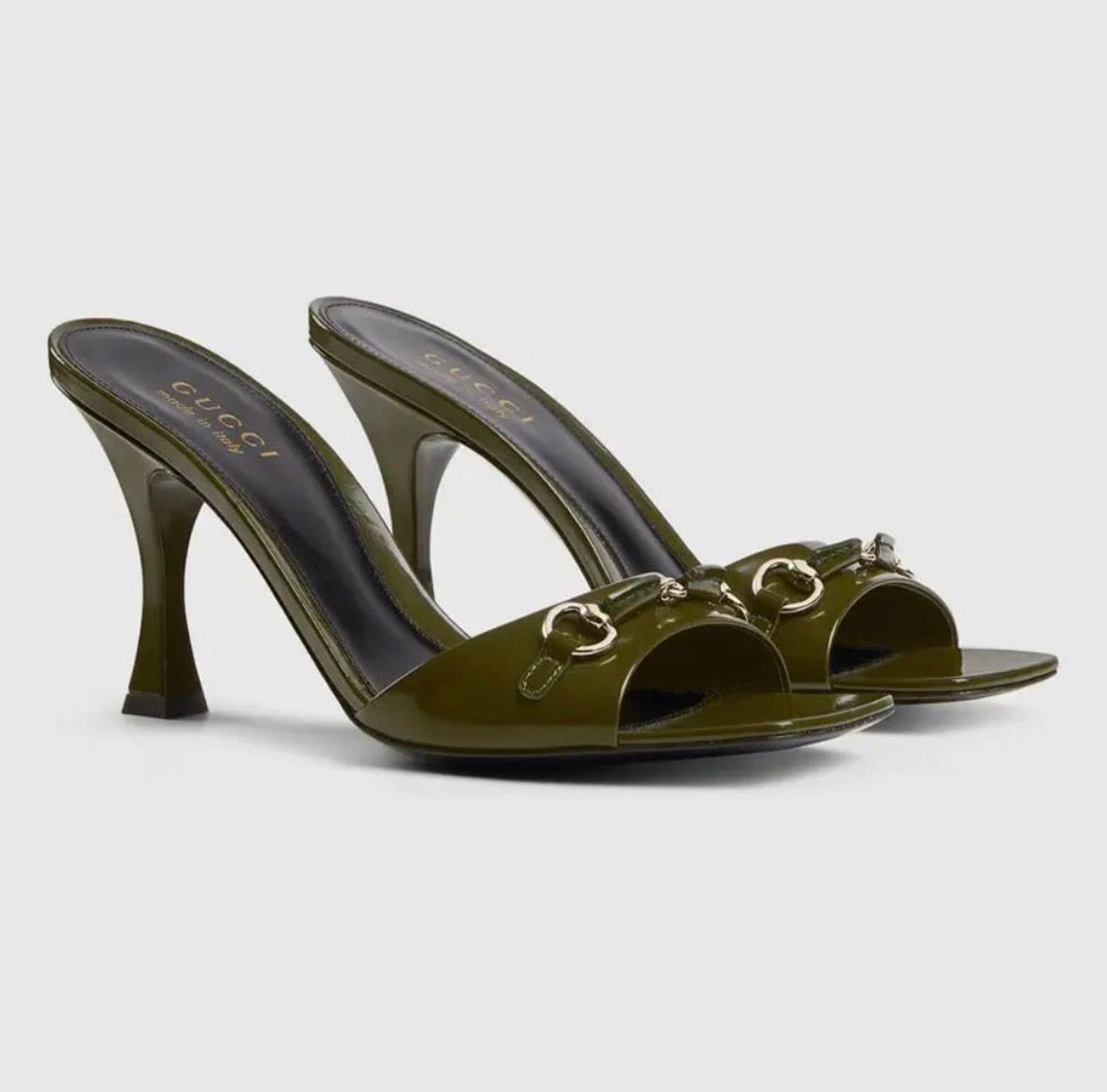 Gucci Gucci Horsebit Leather Slide Sandals Size US 5 / IT 35 - 2 Thumbnail