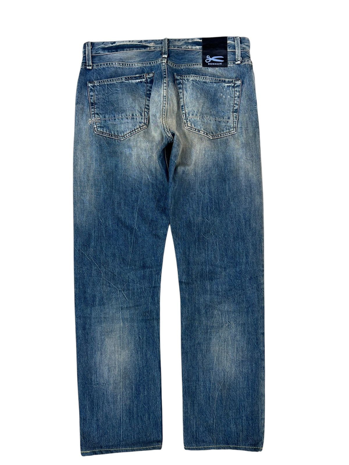 DENHAM Mud Wash Denim DENHAM Razor Slim Fit Jeans Size US 32 / EU 48 - 15 Thumbnail