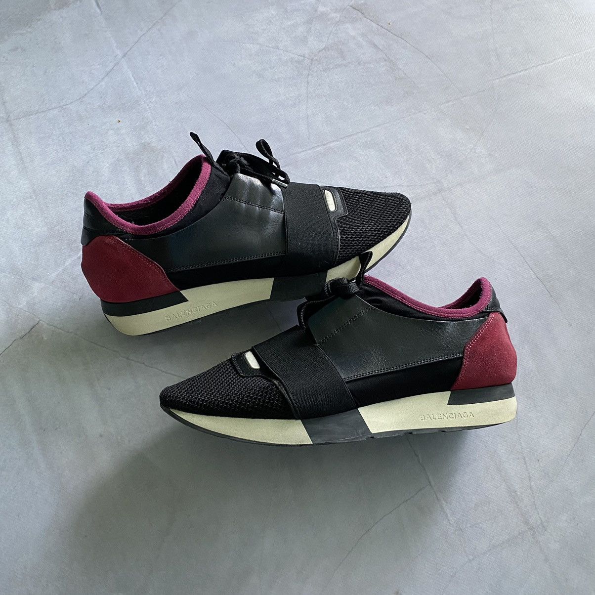 Balenciaga Balenciaga Race Runner Mesh Suede Drip Sneakers Shoes Y2K Size US 7 / EU 40 - 1 Thumbnail