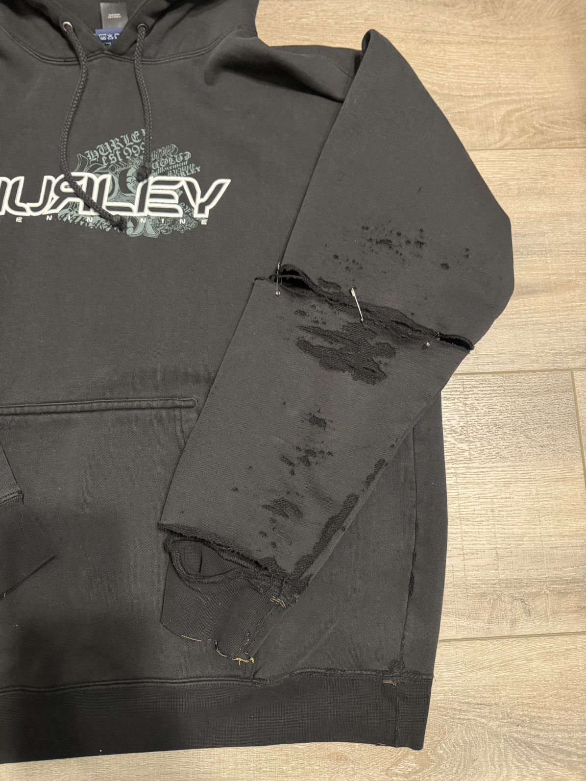 Vintage Vintage Faded Distressed Hoodie Size US L / EU 52-54 / 3 - 3 Thumbnail