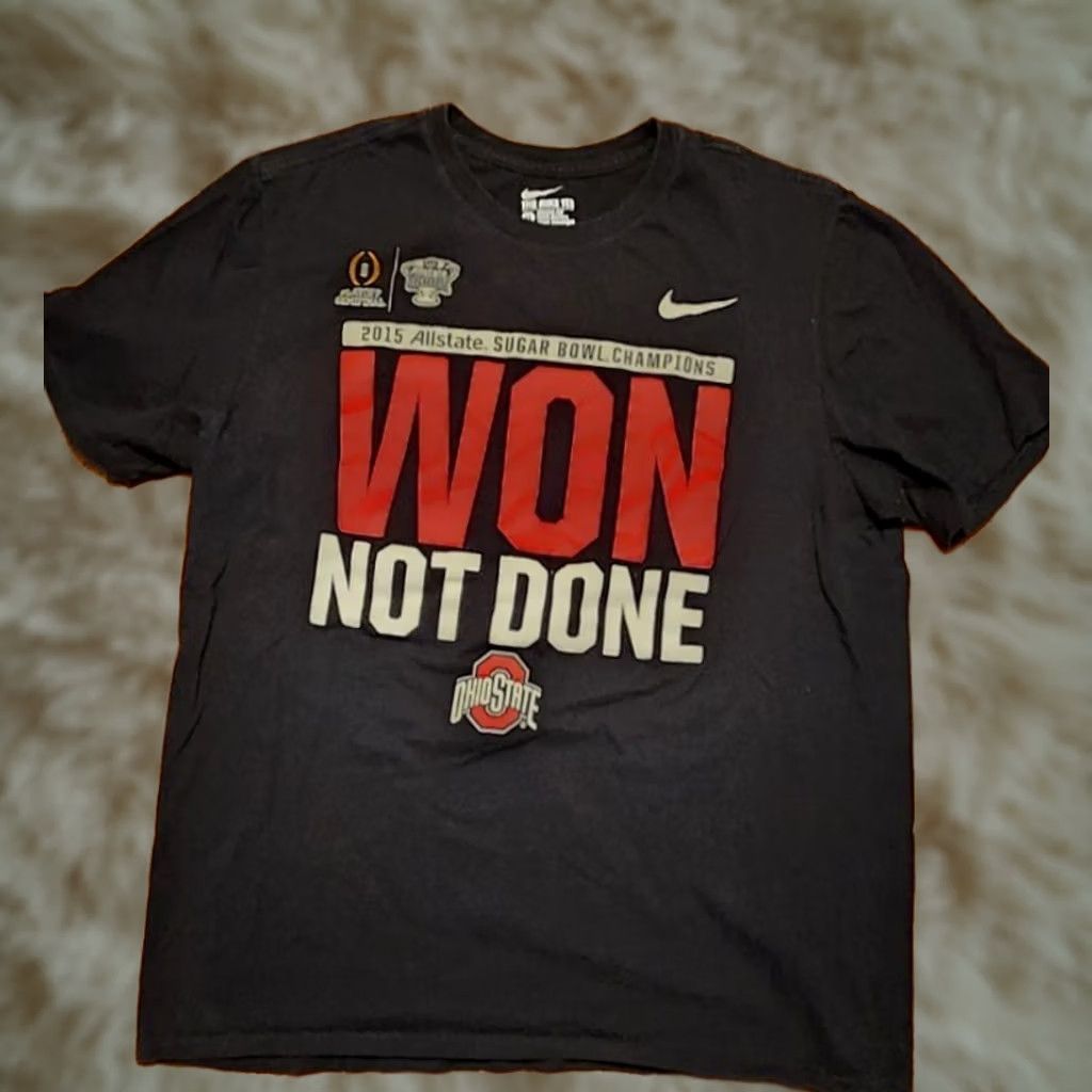 Nike Nike Shirt Mens XL Black Ohio State University Allstate Sugar Bowl Buckeyes Tee Size US XL / EU 56 / 4 - 1 Thumbnail