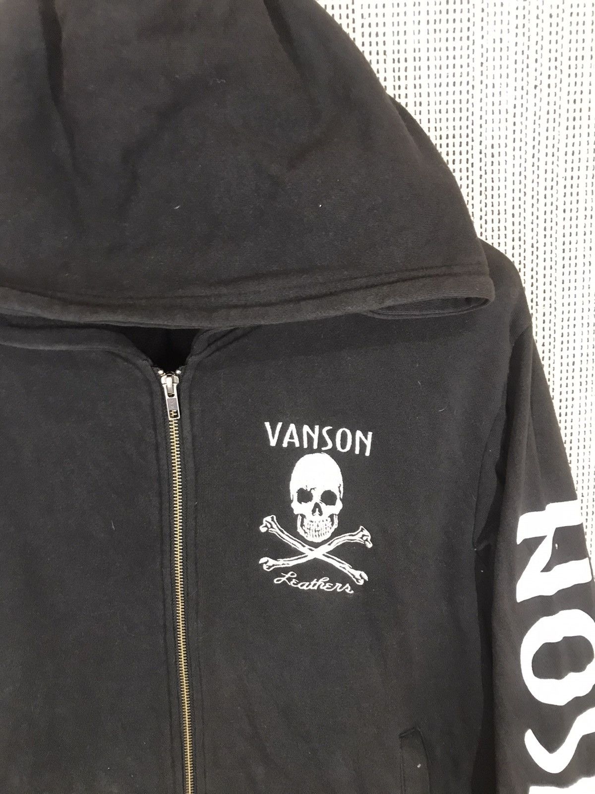 If Six Was Nine LAST DROP 🔥VANSON LEATHERHOODIE SPELLOUT BIG LOGO VERY RATS‼️ Size US L / EU 52-54 / 3 - 10 Thumbnail