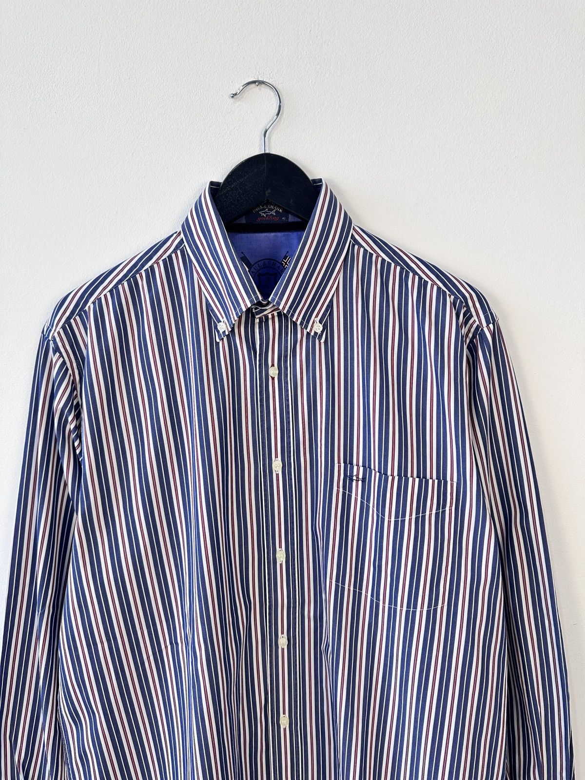 Paul & Shark Paul & Shark Yachting Multi Color Striped Button Shirt 42 L Size US L / EU 52-54 / 3 - 6 Thumbnail