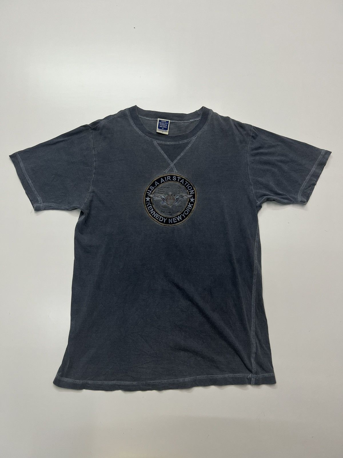 Vintage 🔥VINTAGE US AIR STATION KENNEDY NEW YORK TEES Size US S / EU 44-46 / 1 - 1 Thumbnail
